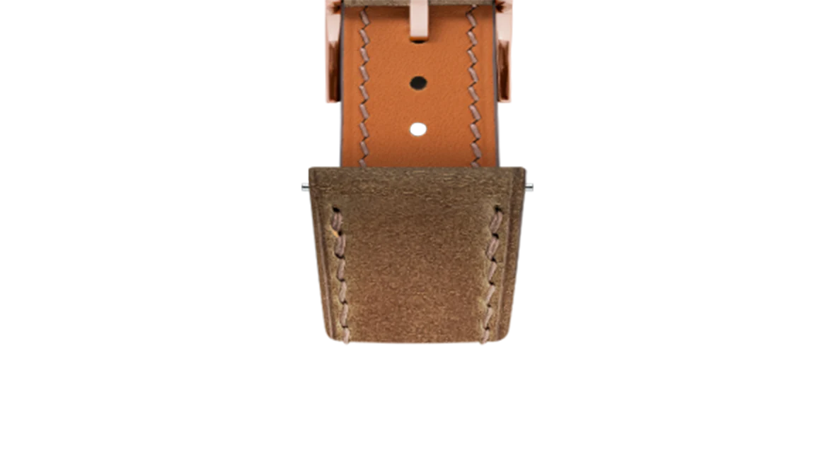 Cognac Shell Cordovan Slim Strap - Image 7