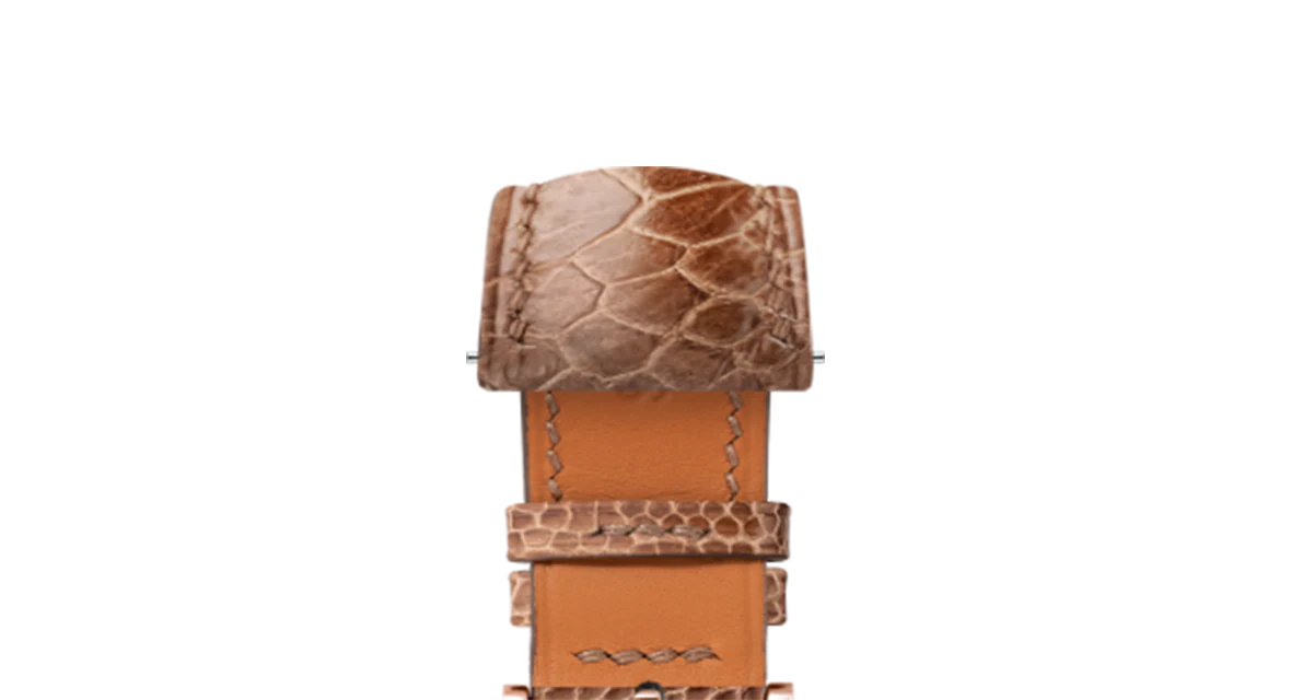 Copper Ostrich Leg Signature Strap - Image 5