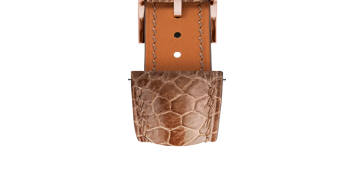 Copper Ostrich Leg Signature Strap - Image 6