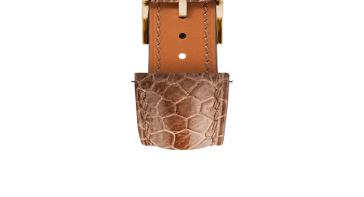 Copper Ostrich Leg Signature Strap - Image 8