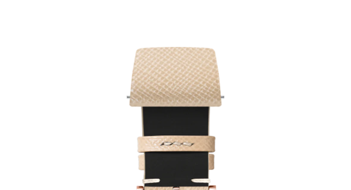 Overstock: Cream Saffiano Stitchless Strap - Image 7