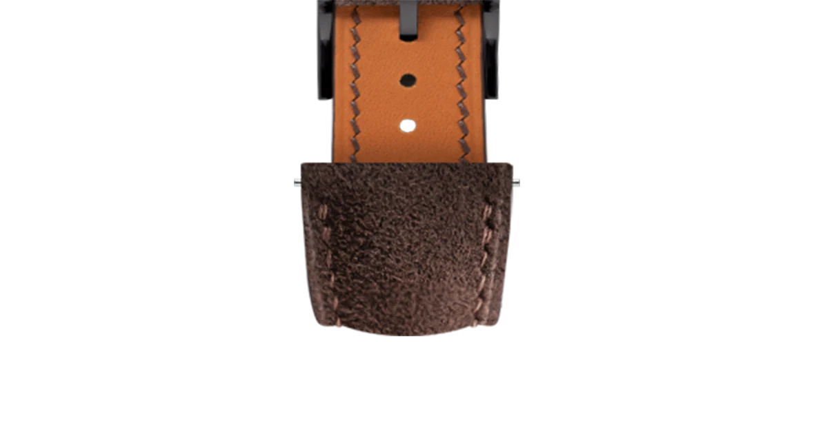 Dark Brown Alcantara Signature Strap - Image 10