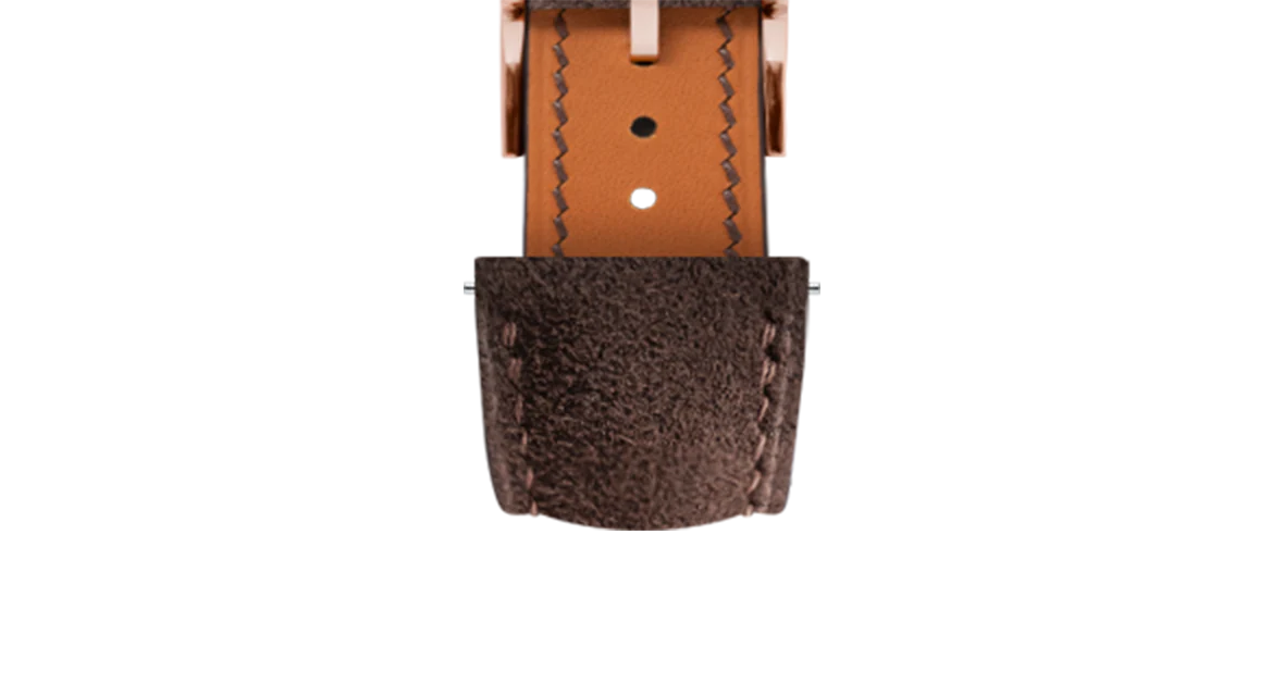 Dark Brown Alcantara Signature Strap - Image 6
