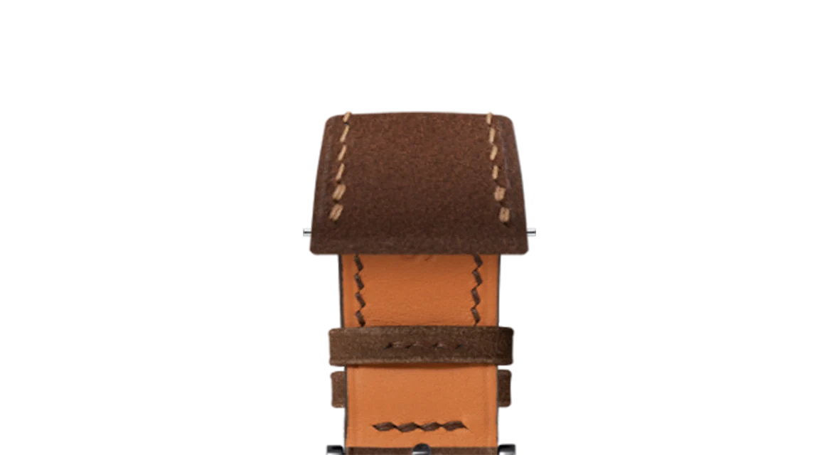 Dark Brown Nubuck Slim Strap - Image 10