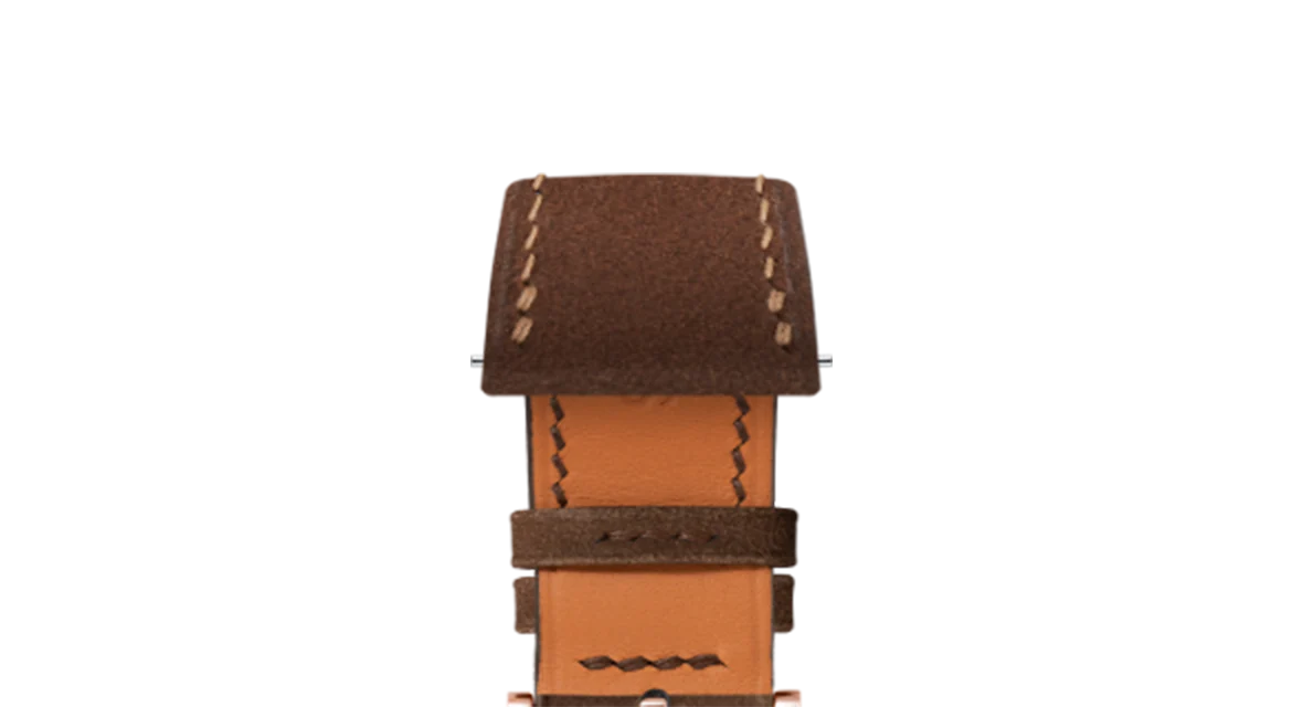 Dark Brown Nubuck Slim Strap - Image 6