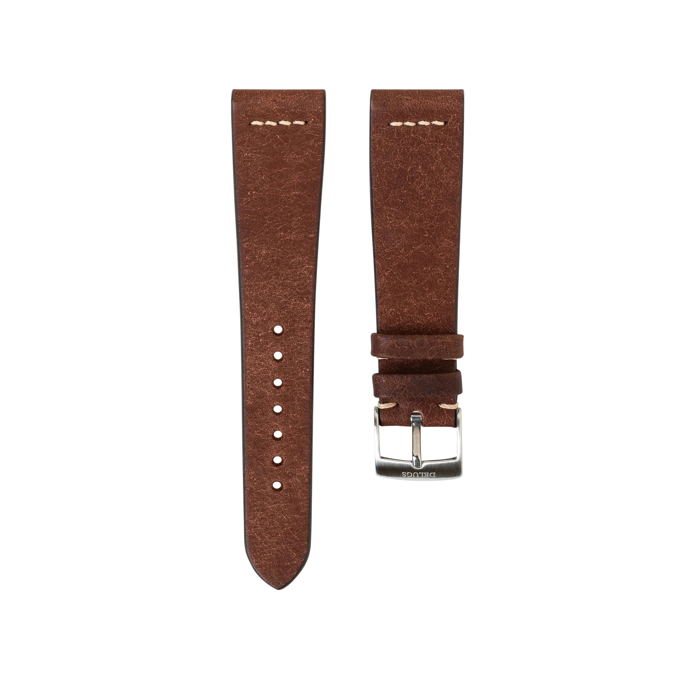 Overstock: Dark Brown Pueblo Row-Stitch Strap