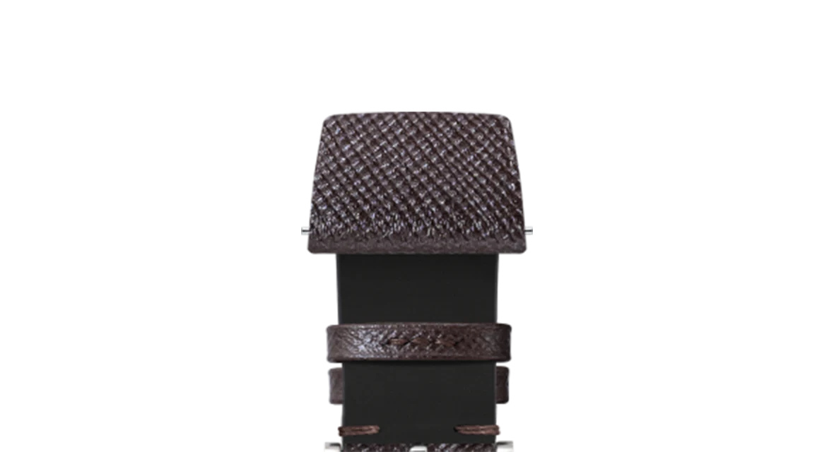 Dark Brown Saffiano Stitchless Strap - Image 6