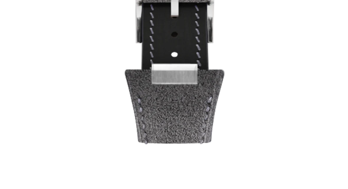 Dark Grey Alcantara Strap for Tissot PRX - Image 6