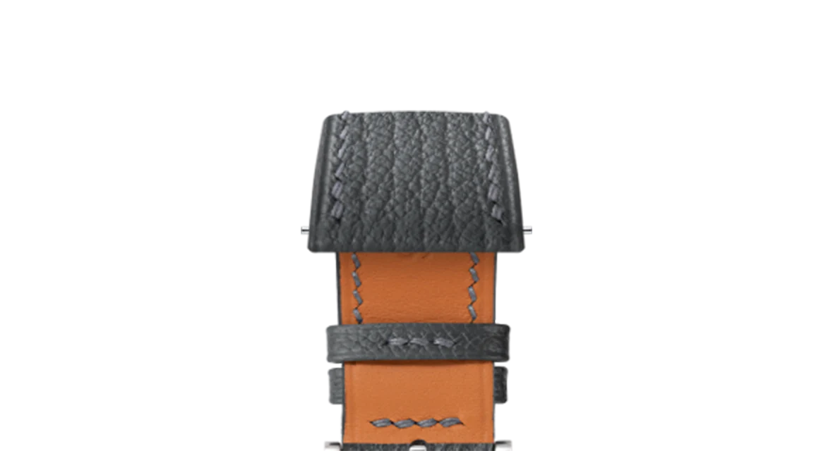 Dark Grey Chevre Slim Strap - Image 5