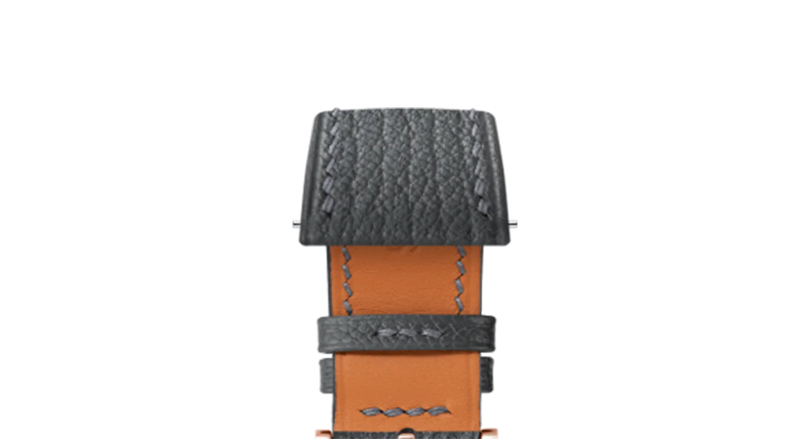 Dark Grey Chevre Slim Strap - Image 7