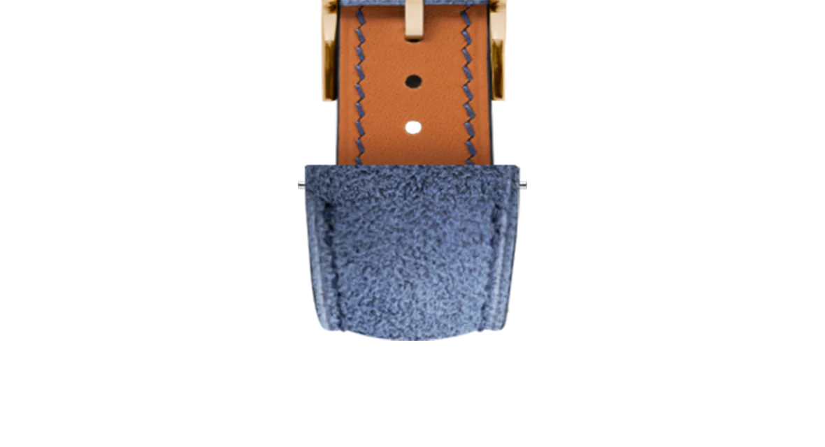 Denim Alcantara Signature Strap - Image 10