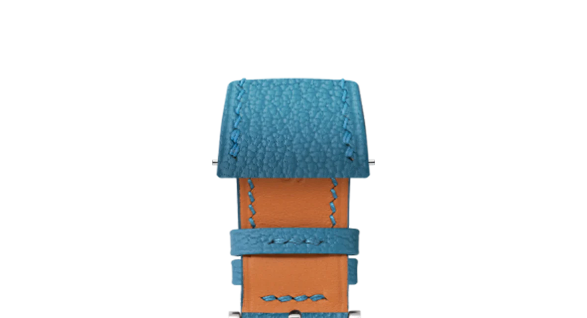 Overstock: Denim Chevre Slim Strap - Image 4