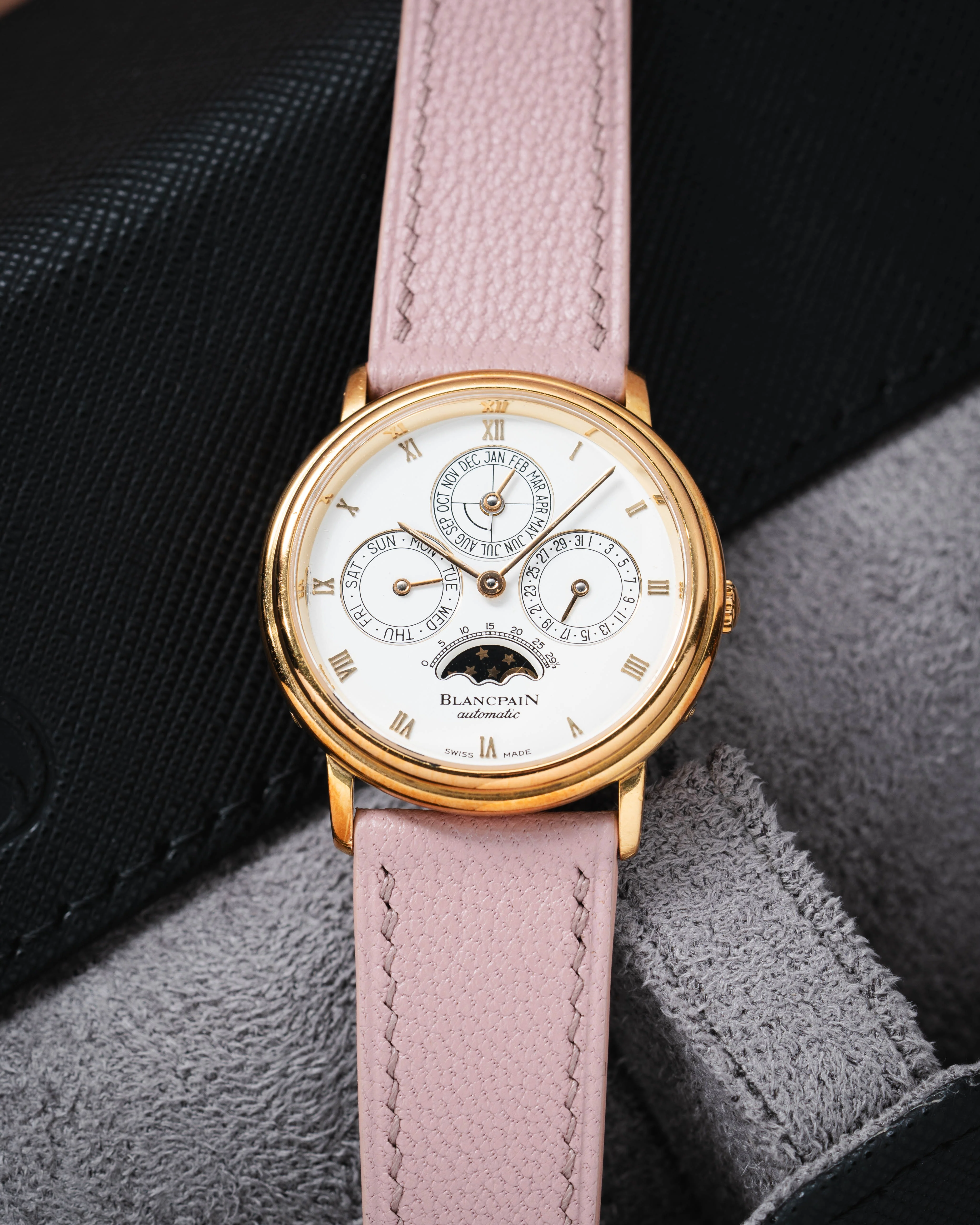 Dusty Pink Chevre Slim Strap - Image 5