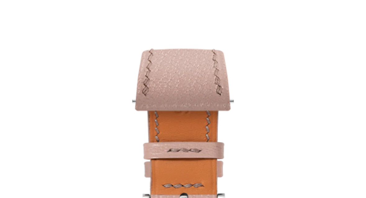Dusty Pink Chevre Slim Strap - Image 6