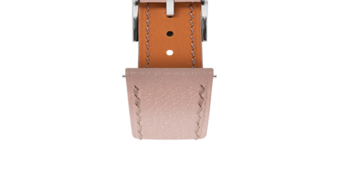 Dusty Pink Chevre Slim Strap - Image 7