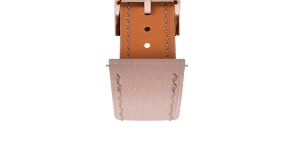 Dusty Pink Chevre Slim Strap - Image 9