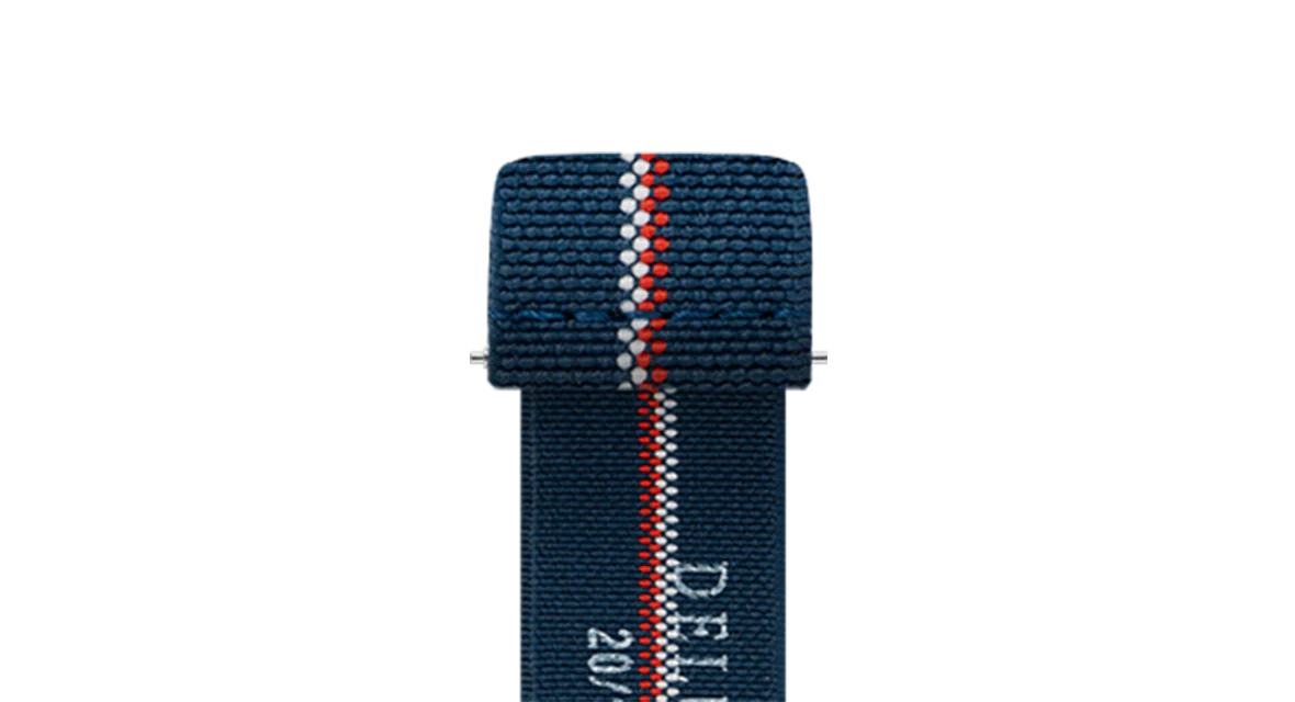 Elastic Loop Navy/White & Orange - Image 7