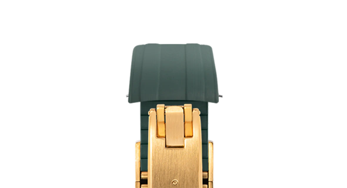 Overstock: Emerald Green CTS Rubber Strap for Omega Speedmaster - Image 10