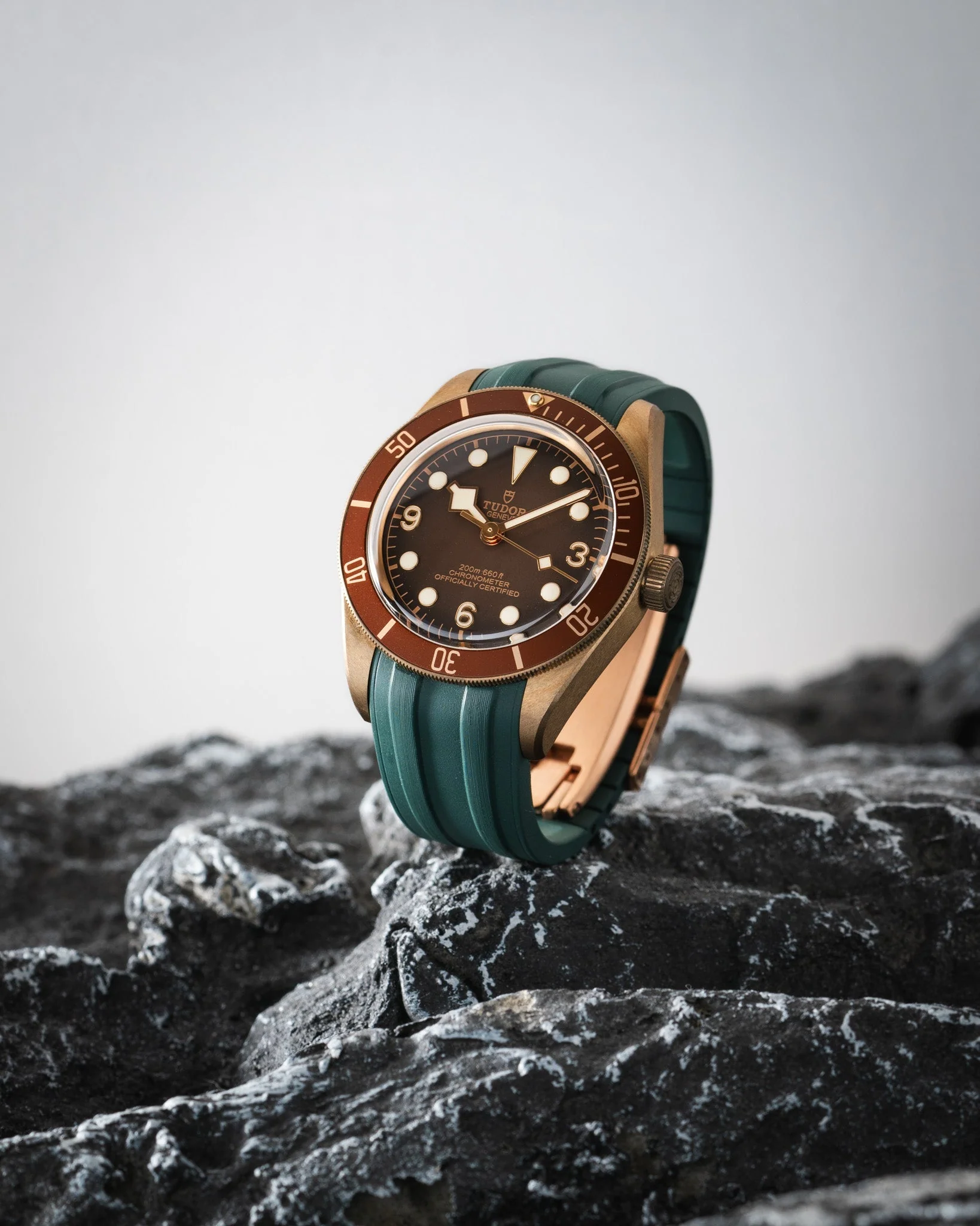 Emerald Green CTS Rubber Strap for Tudor BB58 - Image 2