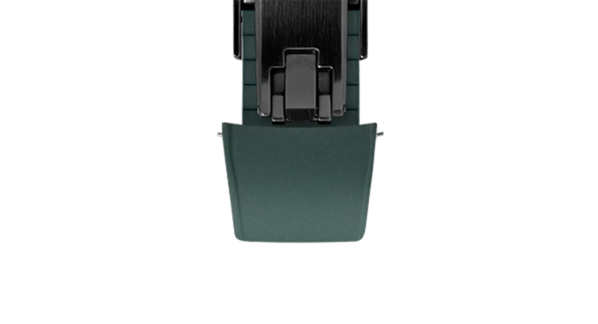Emerald Green Curved CTS Rubber Strap - Image 13