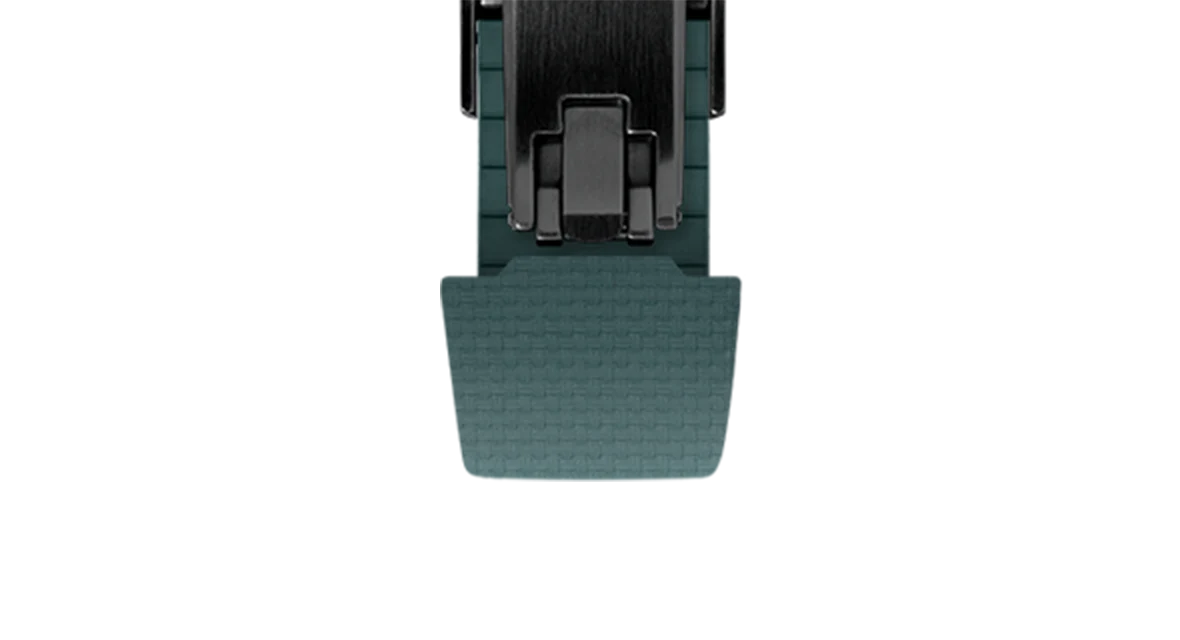Emerald Green Sailcloth CTS Rubber Strap for Atelier Wen Perception - Image 13