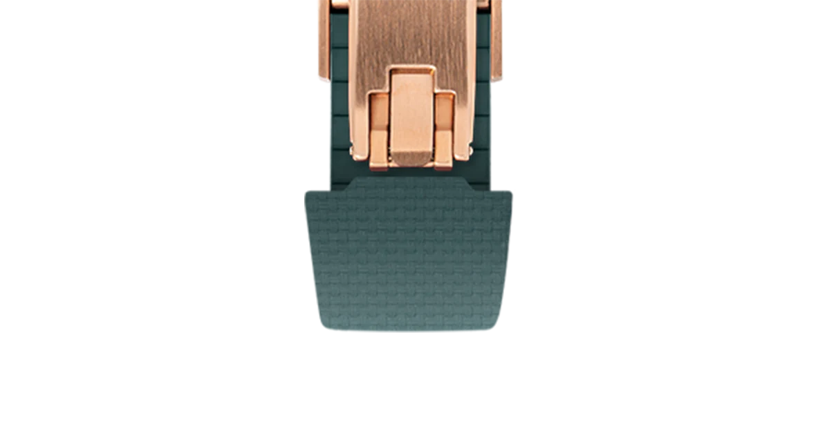Emerald Green Sailcloth CTS Rubber Strap for Atelier Wen Perception - Image 9
