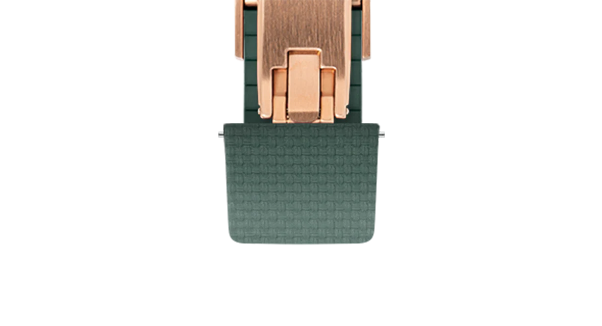 Emerald Green Sailcloth CTS Rubber Strap for F.P. Journe Élégante - Image 10