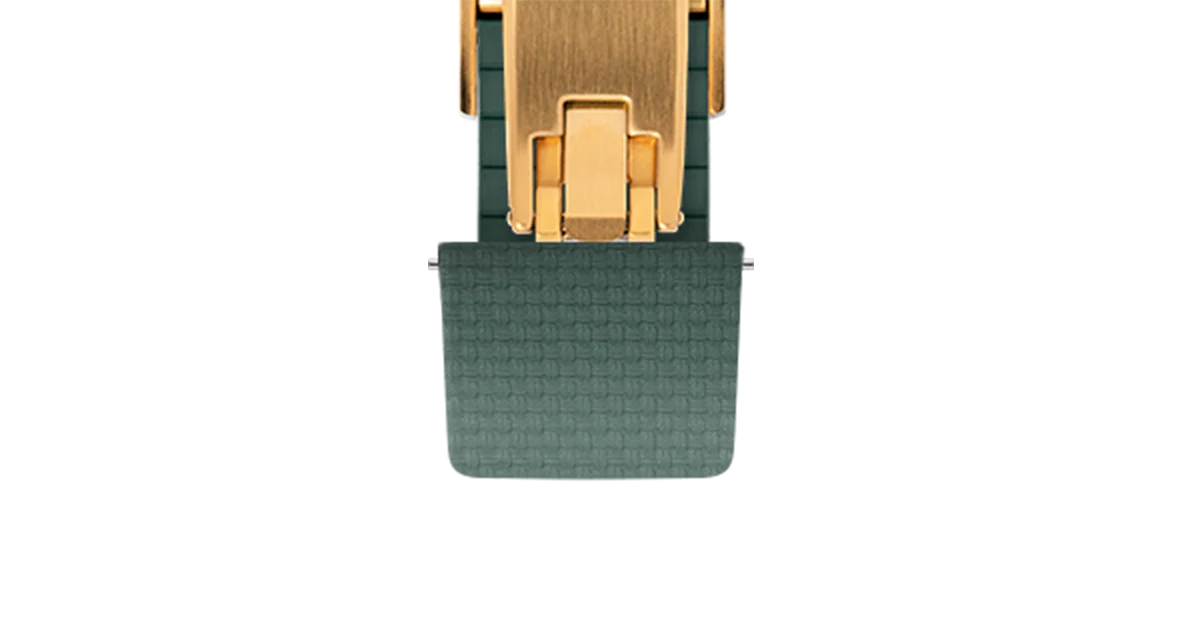 Emerald Green Sailcloth CTS Rubber Strap for F.P. Journe Élégante - Image 12