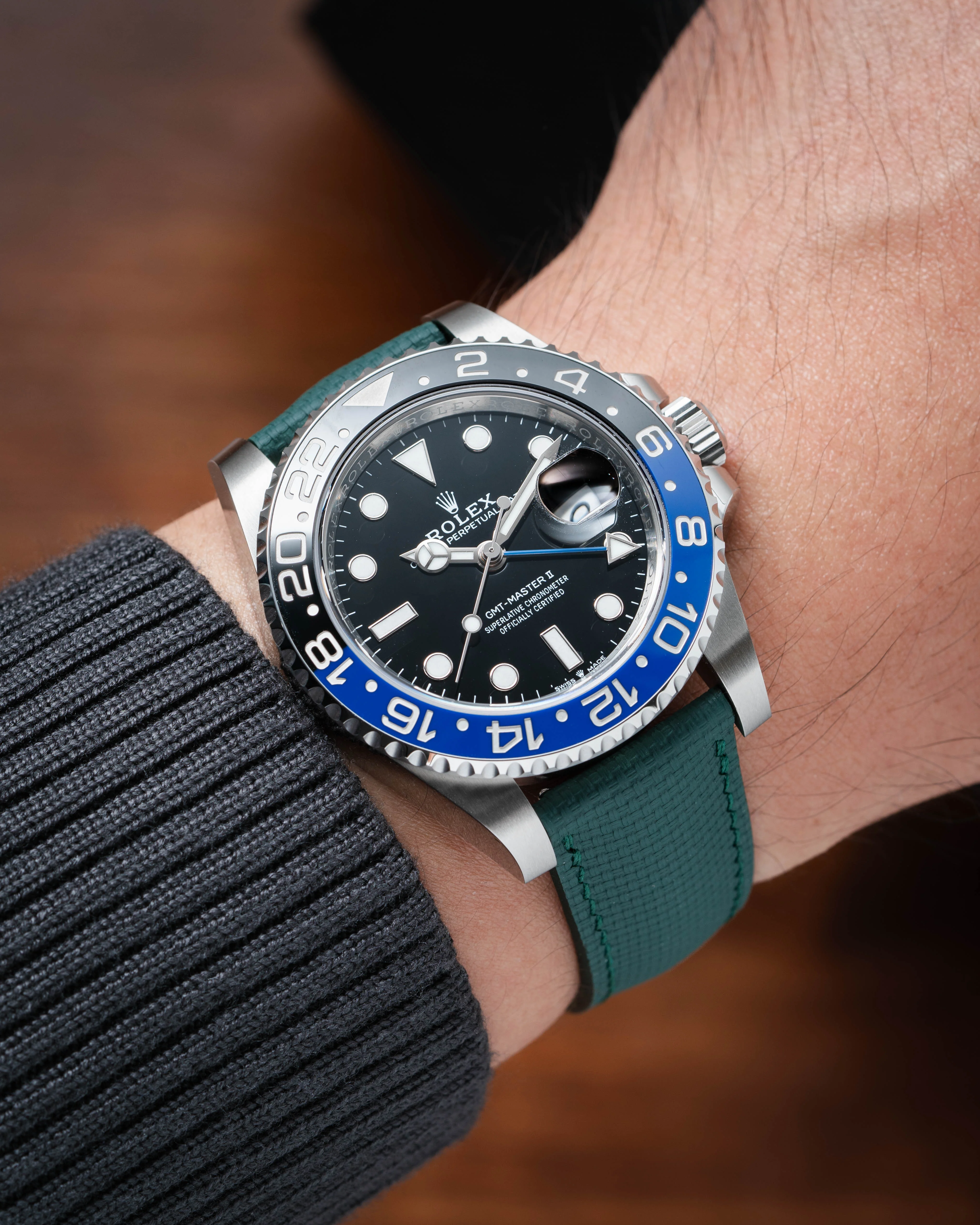 Emerald Green Sailcloth Signature Strap - Image 2