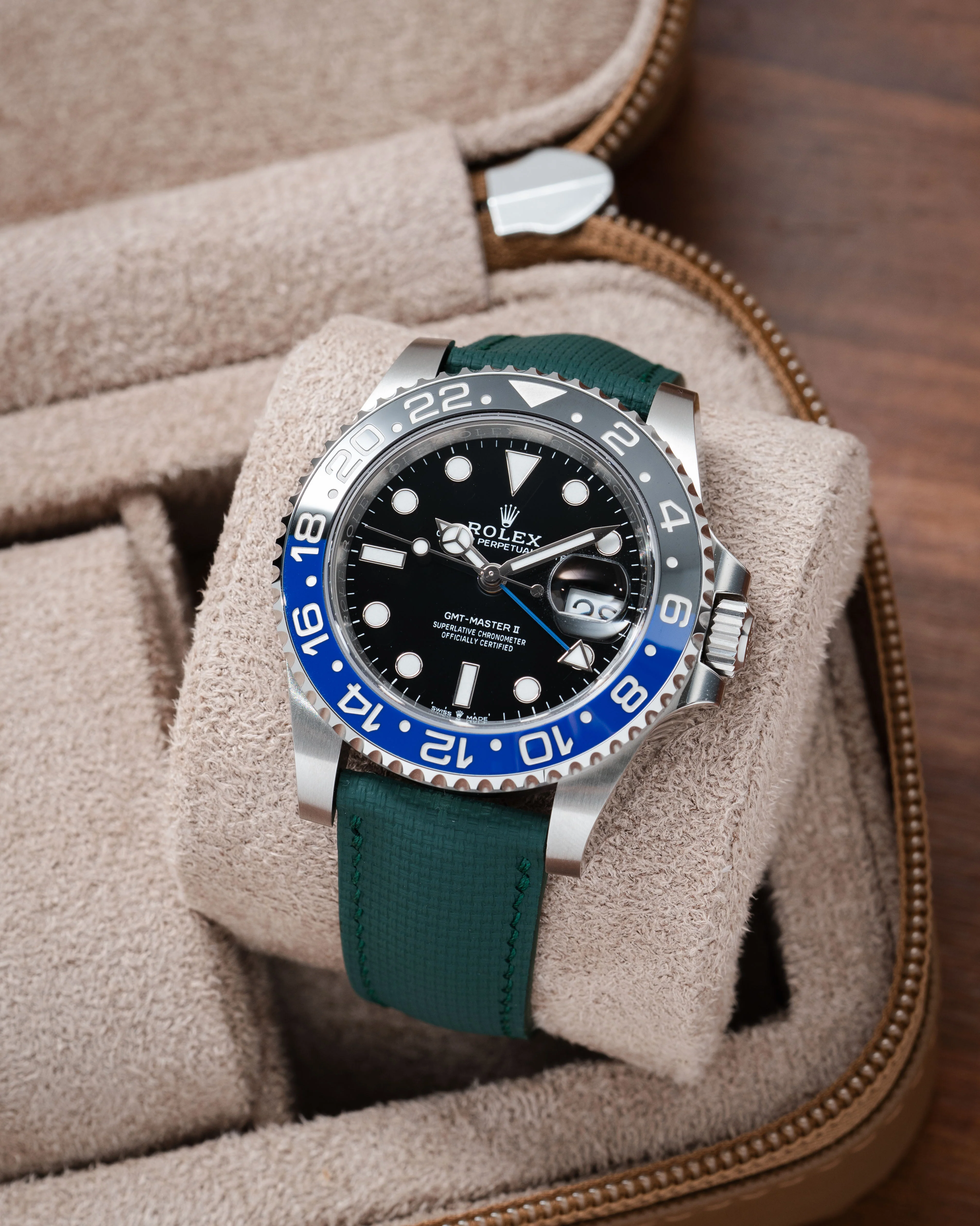 Emerald Green Sailcloth Signature Strap - Image 3
