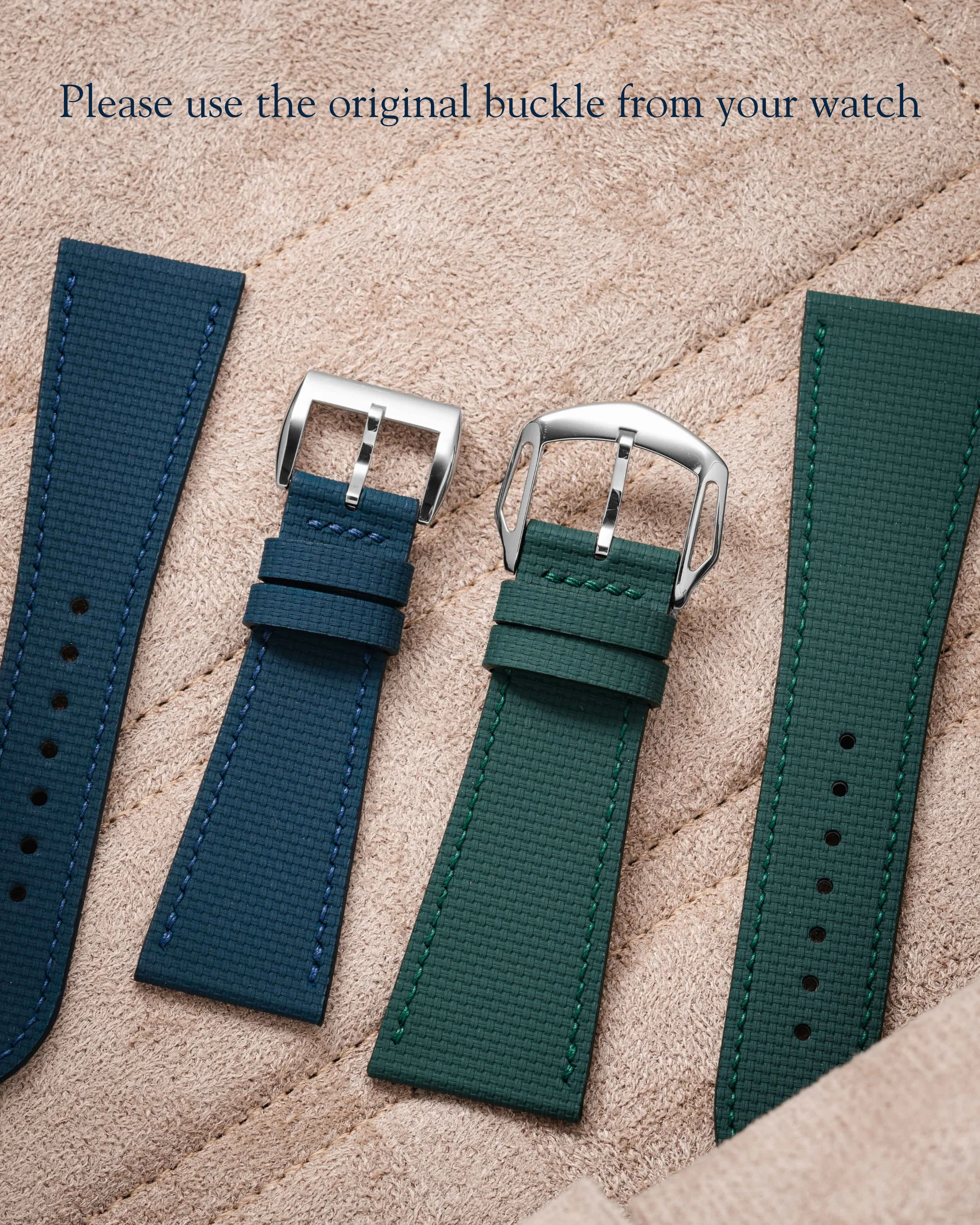 Navy Sailcloth Slim Strap for De Bethune - Image 6
