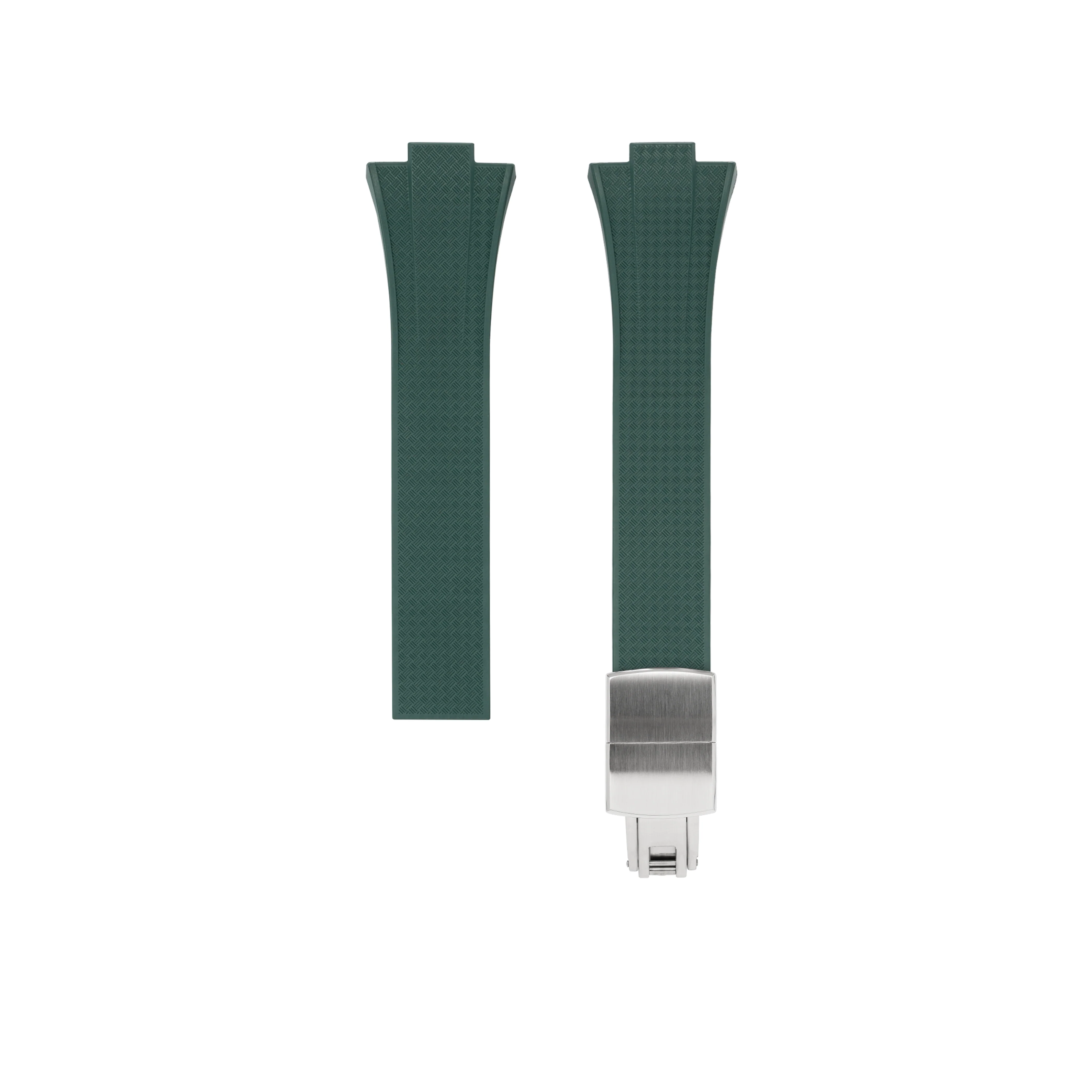 Emerald Green CTS Rubber Strap for Tissot PRX - Image 12
