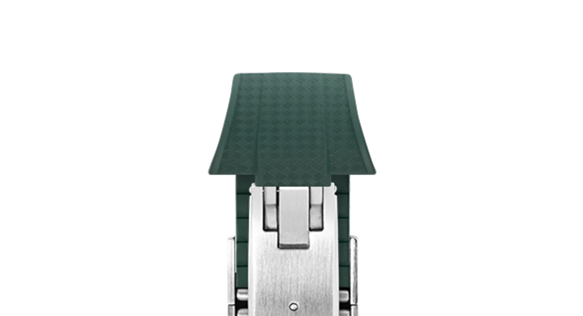 Emerald Green CTS Rubber Strap for Tissot PRX - Image 13