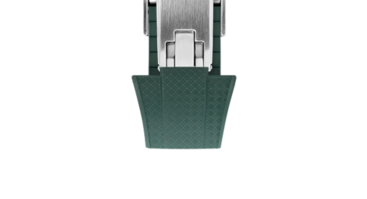 Emerald Green CTS Rubber Strap for Tissot PRX - Image 14