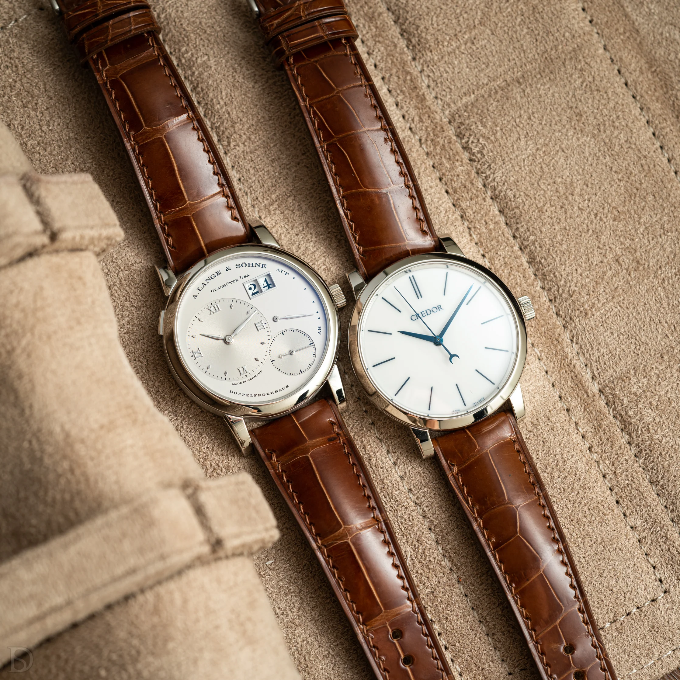 Glossy Caramel Crocodile Signature Strap - Image 3