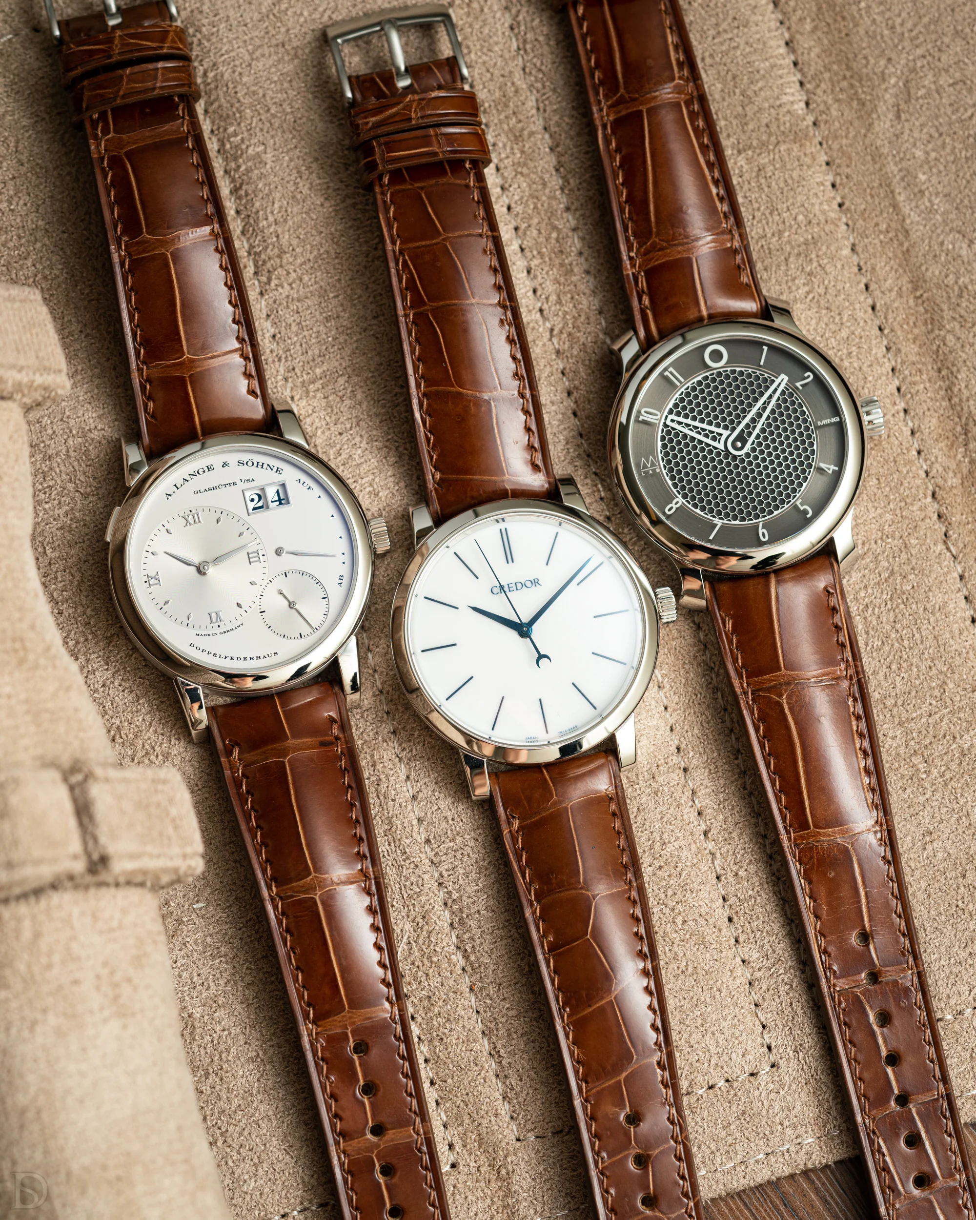 Glossy Caramel Crocodile Signature Strap - Image 4