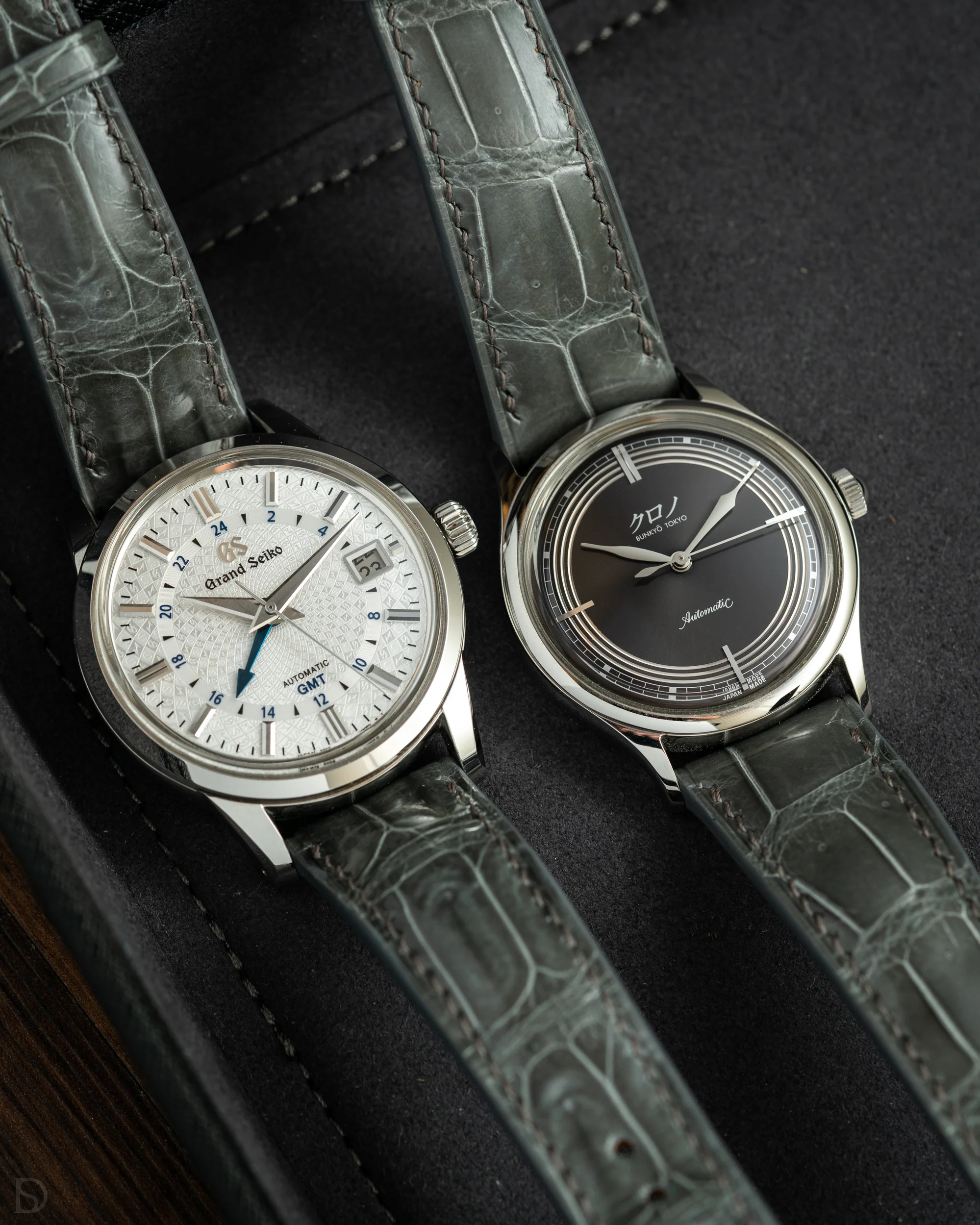 Glossy Grey Crocodile Signature Strap - Image 3