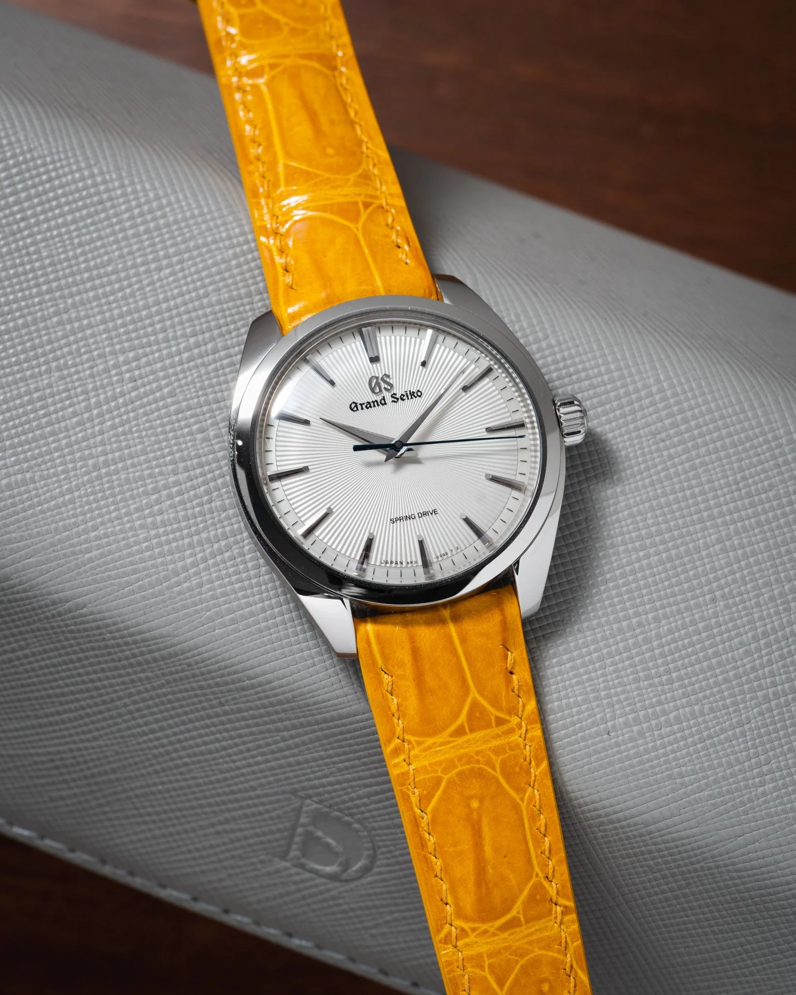 Glossy Saffron Crocodile Signature Strap - Image 3