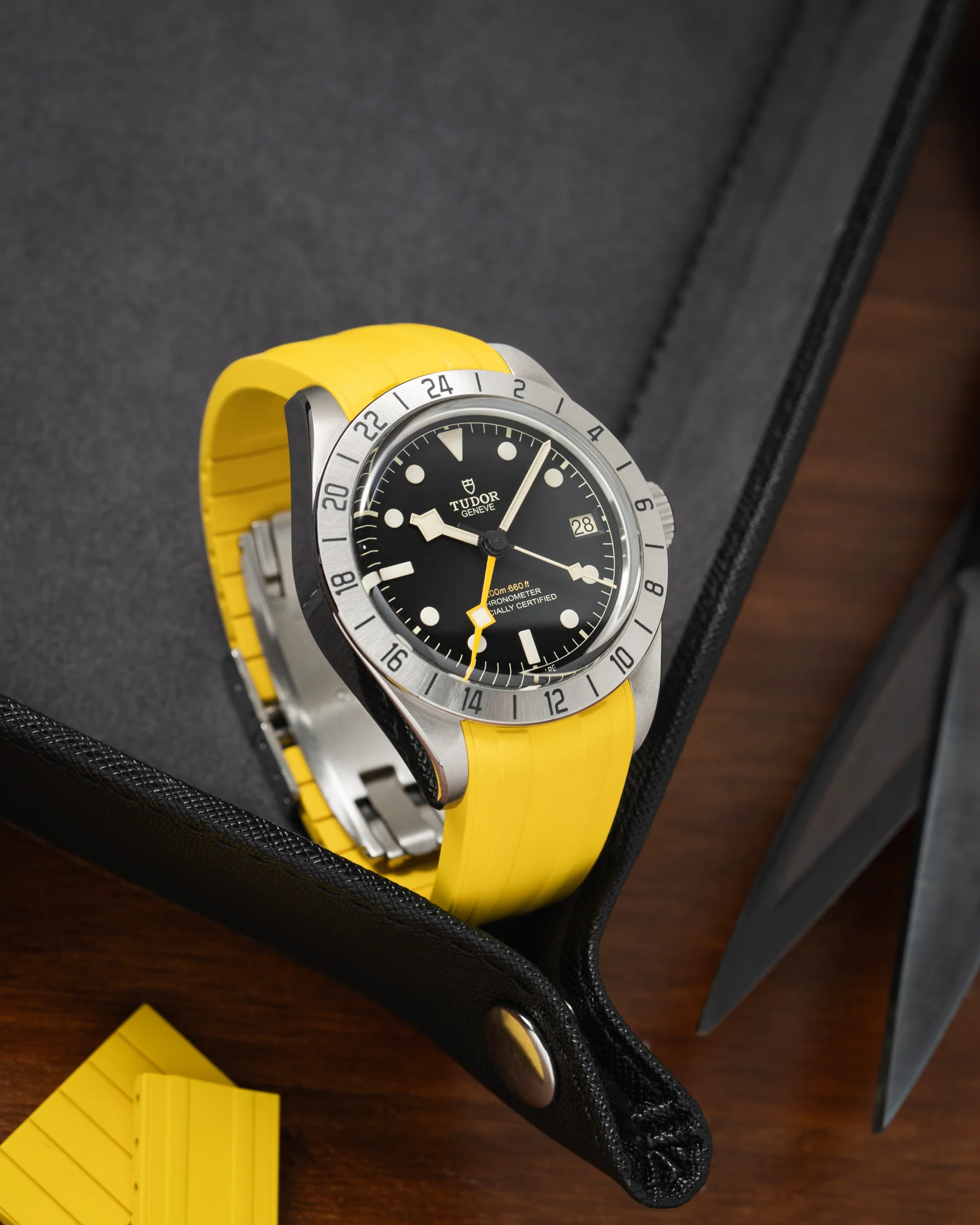 Yellow CTS Rubber Strap for Tudor BB Pro - Image 4