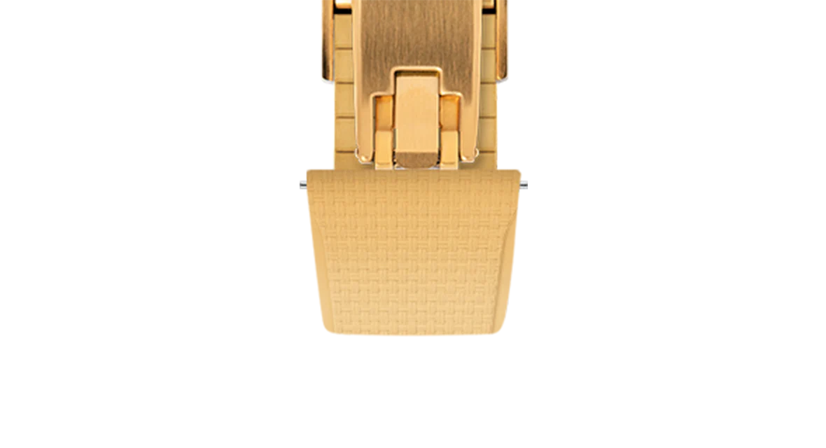 Gold Sailcloth CTS Rubber Strap for Cartier Santos de Cartier - Image 11
