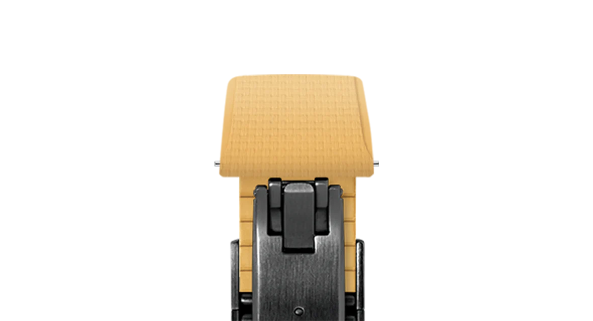 Gold Sailcloth CTS Rubber Strap for Cartier Santos de Cartier - Image 12