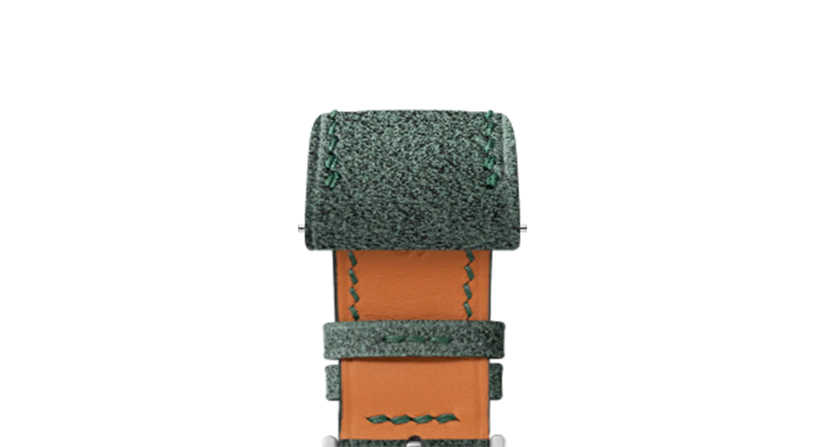 Green Alcantara Strap for Cartier Santos-Dumont - Image 3