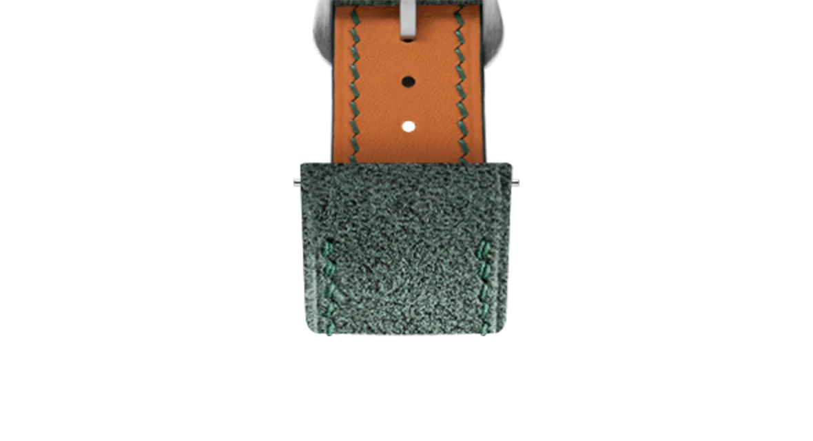 Green Alcantara Strap for Cartier Santos-Dumont - Image 4