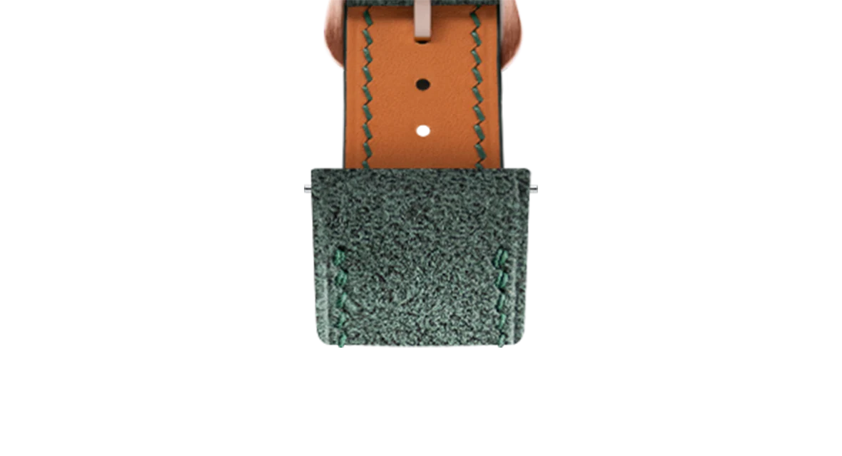 Green Alcantara Strap for Cartier Santos-Dumont - Image 6