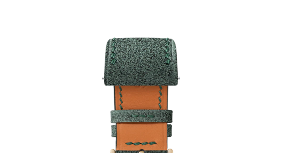 Green Alcantara Strap for Cartier Santos-Dumont - Image 7