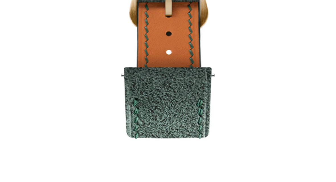 Green Alcantara Strap for Cartier Santos-Dumont - Image 8