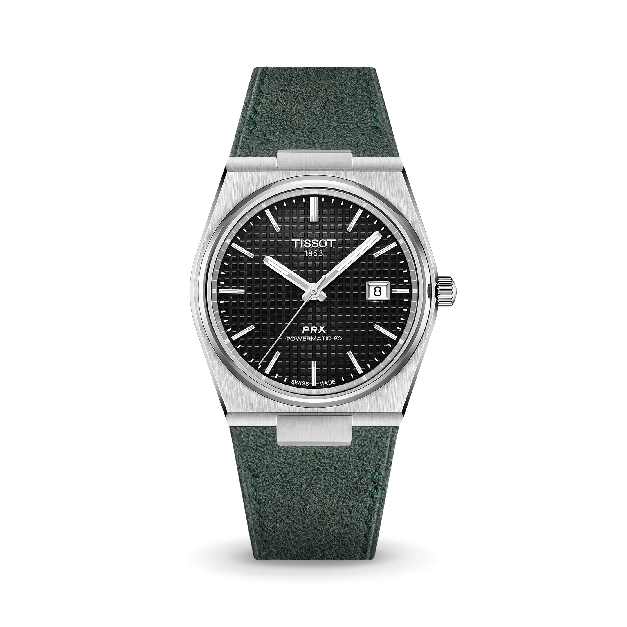 Green Alcantara Strap for Tissot PRX