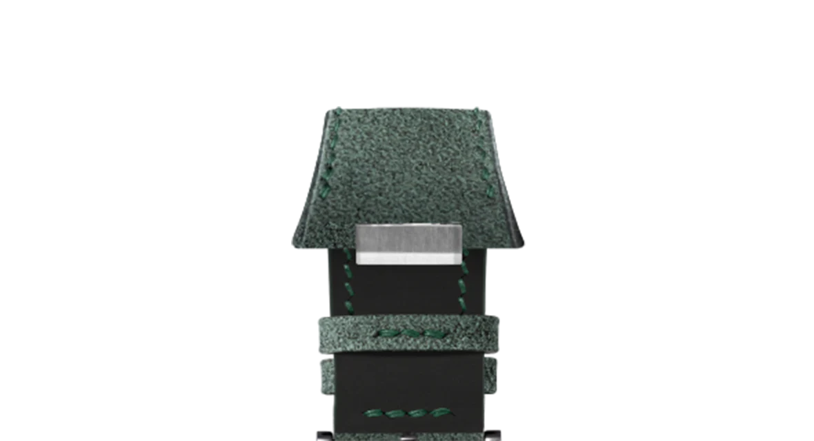 Green Alcantara Strap for Tissot PRX - Image 10