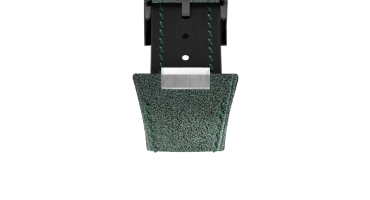 Green Alcantara Strap for Tissot PRX - Image 11