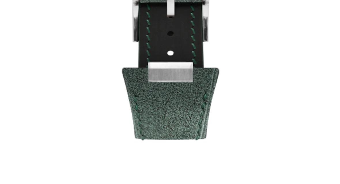 Green Alcantara Strap for Tissot PRX - Image 5